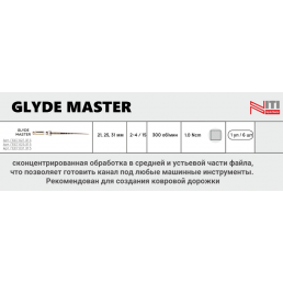 Глайд мастер 25мм .02-04 №15 (6 шт/уп) Geosoft Endoline (Glyde master)  — фото №4