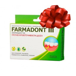 Акция 5+1 Farmadont-III Пластины коллагеновые против кровоточивости десен (24шт/уп)