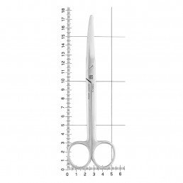 AC 071/17 Ножницы хирургические изогнутые Mayo тупоконечные, 17,5 см, NOPA