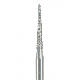 Бор алмазный 858-012C-FG (1шт) форма конус, остроконечный, мелкое зерно, NTI