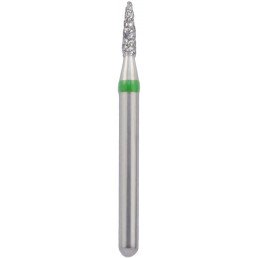Бор алмазный 860-010C-FG (1шт) форма конус, остроконечный, крупное зерно, NTI