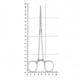 AA 158/18 Щипцы для артерии прямые с зубцом Halsted, 18,5 см, NOPA