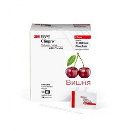 КлинПро Вайт Варниш Вишня (0,5 г + кисточка) Фторлак, 3M (ClinPro White Varnish Cherry) 