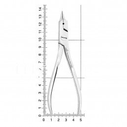32-39B Крампонные щипцы, мини, 12 см, 0,9 мм / 0,7 мм — фото №3