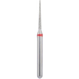 Бор алмазный 856-009F-FG (1шт) форма конус длинный, мелкое зерно, NTI