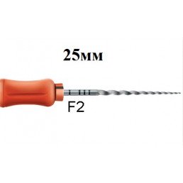 ПроТейпер ручной 25 мм F2 (6 шт/уп) Красный, Dentsply