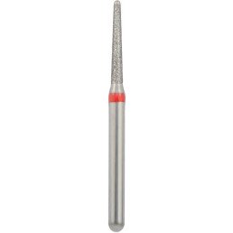 Бор алмазный 851-012F-FG (1шт) форма конус круглый атравматичный, мелкое зерно, NTI