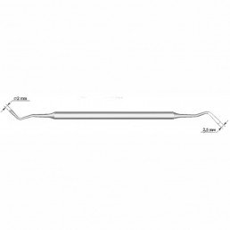 Штопфер-гладилка №3 (2 мм-2.5 мм) СТРУМ