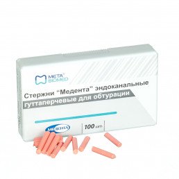 Гуттаперчевые Стержни для E&Q (100шт) Медента, META BIOMED