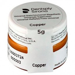 Краситель для керамических масс, оттенок Медный (Copper) (5 г) Dentsply (Universal Stain) — фото №2