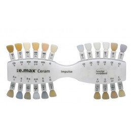 Расцветка IPS e.max Ceram Impulse Shade Guide IVOCLAR