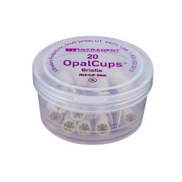 Opal Cups bristle ЧАШКА (20 шт/уп) полир силиконовый с щеточками внутри для проведения микроабразии, Ultradent