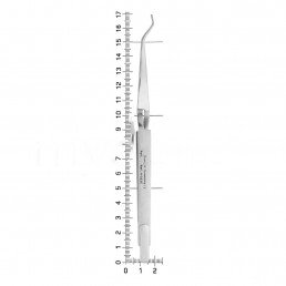 H-322C Обратный пинцет с позиционером, 16,0 см  — фото №3