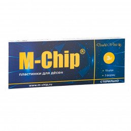 М-чип Наноматрица Пластинки (15шт/уп) Для профессионального лечения пародонтита с глубокими пародонтальными карманами, Double White (M-Chip)