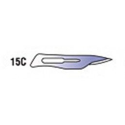 Лезвия д. скальп стерильные №15C (уп/100шт) (углеродистая сталь) CERTUS