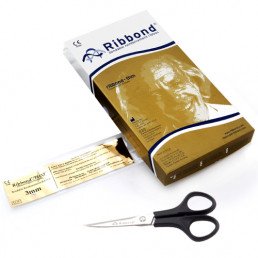 Риббонд THM, 3мм*0,18мм*22см, желтый (1шт) - Лента для шинирования (с ножницами) Ribbond 