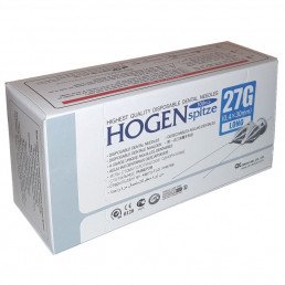 Иглы карпульные Hogen Spitze 30mm*0.4 27G (уп 100шт) C-K Dental