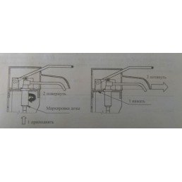 Локтевой дозатор, настенный (SM-2 universal)  - для жидкого мыла и кожных антисептиков, Schulke&Myer