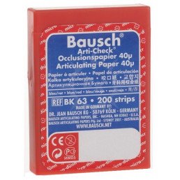 Копирка бумага BAUSCH 40мик. ВК63 прямая красно/синяя (200листов)