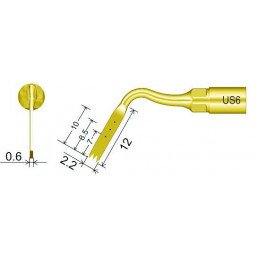 Насадка US6 для Ultrasurgery (остеотом высокой точности, Woodpecker