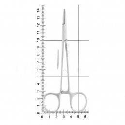 20-10 Иглодержатель хирургический прямой Baumgartner, 145 мм  — фото №4