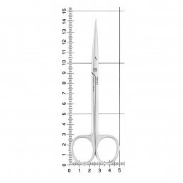 AC 651/14 Ножницы хирургические изогнутые Sullivan, 14,5 см, зубчатые, NOPA