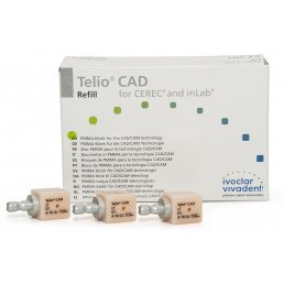 Блоки Телио Telio CAD for CEREC and inLab LT размер B40L/3, цвет A2 - для CAD/CAM IVOCLAR