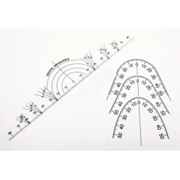 Шаблон - линейка DENTAL MEASURE II (2шт) Song Young