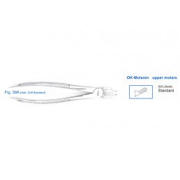 11-39A Щипцы для удаления зубов детские верхние, моляры