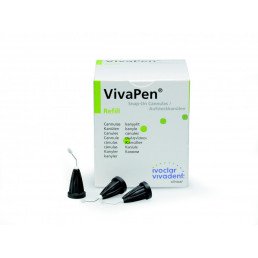 Канюли со щеточкой для VivaPen (100шт) VivaPen Snap-On Cannulas Refill, IVOCLAR