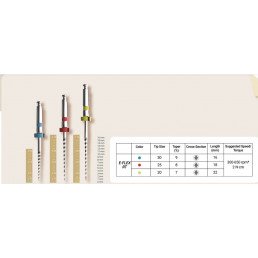 Е-Флекс РТ файл 25мм  ассорти №20-30 (6 шт/уп) Eighteeth (E-Flex RT) — фото №2