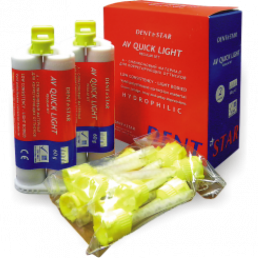 AV Quick Light (2х50мл) А силиконовый слеп. мат. Дентстар