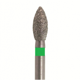 Бор алмазный 830 023 FG (5 шт) Форма: пламя, зеленый. JOTA