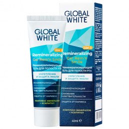 Реминерализующий гель для полости рта Gel Rem'n'Smile (40 мл) GLOBAL WHITE