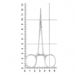AA 132/12 Щипцы для артерии прямые с зубцом Micro-Mosquito, 12,5 см, NOPA — фото №3