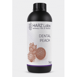 Дентал Пич (1000г) Материал для 3D-печати на основе полимеров (LCD/DLP) HARZ Labs (Dental Peach)