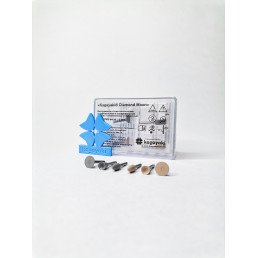 Даймонд Мун набор (6 шт), алмазные полиры DMS 9056, 3 формы, 2 цвета, Кагаяки (Kagayaki Diamond Moon) — фото №3