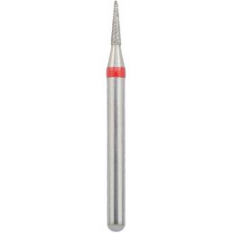 Бор алмазный 852-010F-FG (1шт) форма конус, остроконечный, мелкое зерно, NTI