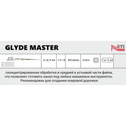 Глайд мастер 31мм .02-04 №15 (6 шт/уп) Geosoft Endoline (Glyde master) 