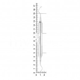 26-40B Кюрета Gracey форма 9/10, ручка DELUXE, ø 10 мм