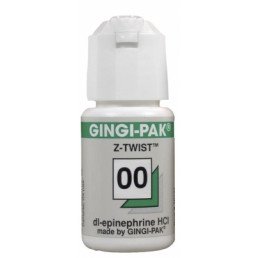 ДжинджиПак №00 (274см) Зеленая (эпинефрин) ретракционная нить с пропиткой (1шт) Gingi-Pak