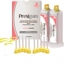 Презигум Лайт Боди (2х50 мл) А-силикон, корригирующий, President Dental (Presigum Kit Light Body Normal Set)