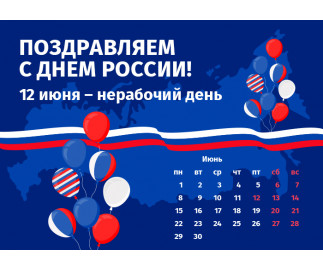 График работы интернет-магазина Авельдент в День России 2026