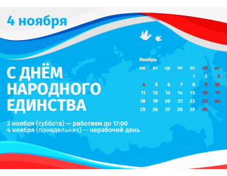 График работы интернет-магазина Авельдент в ноябре 2024