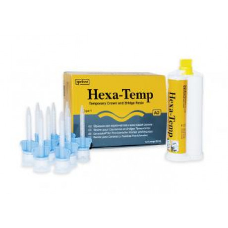 Хекса-Темп A2 (1:1, 50мл) Пластмасса для временных коронок и мостов, Spident (Hexa-Temp)