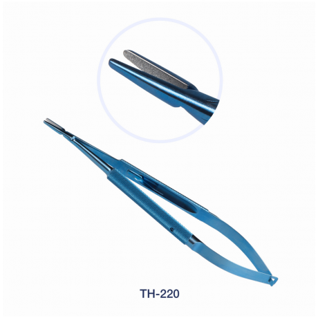 ТН-220 Иглодержатель микрохирургический прямой,160 мм, Микрохирургические Технологии  — фото №1