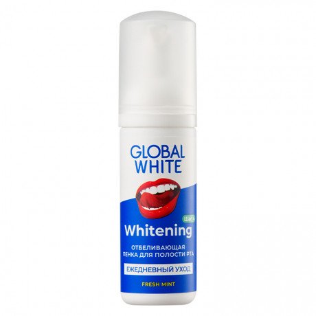 Пенка отбеливающая для полости рта (50 мл) GLOBAL WHITE