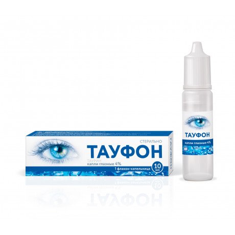 Тауфон, глазные капли (4%) (10 мл) Фармстандарт
