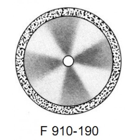 DISC F 910/190 (200) (0,30 mm) двухст.край  — фото №1