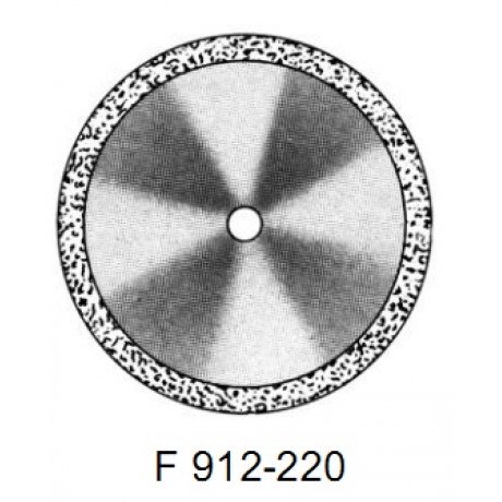 DISC F 912/220 (0,20 mm) верх.край  — фото №1